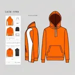 dark orange sweatshirt image